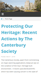 Mobile Screenshot of canterburysociety.org.uk